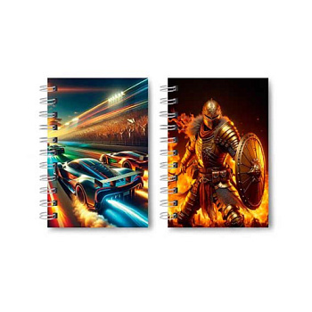 Записная книжка А7  40л. SVETOCH спираль "Сложный путь" ЗК108 (01177) 01177