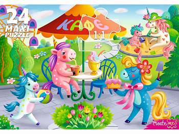 Макси-пазлы (24эл) Единороги №8 П24-7732