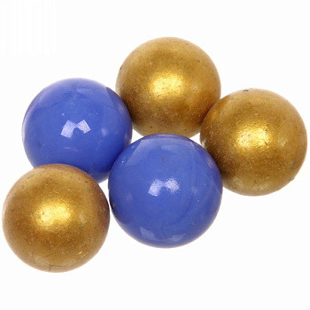 Стеклянные камушки д/дизайна (d25,100гр) Шар-Перламутр 996-328