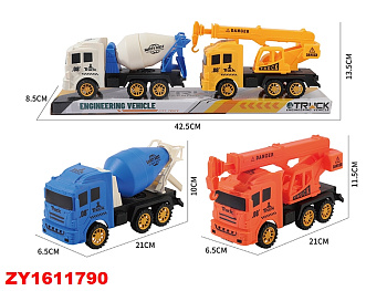 Набор строительной техники KP757-43 (2шт) п/к