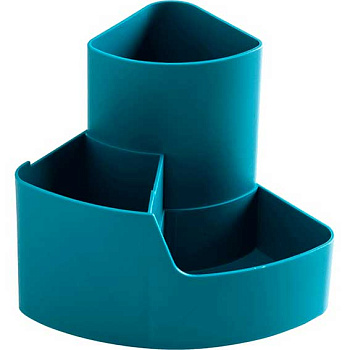 Органайзер д/канц. принадл. deVENTE "Corner" 4102105 настол.,13*11*11см,бирюзово