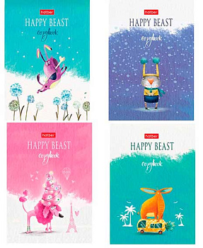 Записная книжка А6  48стр. ХАТ "Счастливчики" линейка,мат.лам.,тисн.