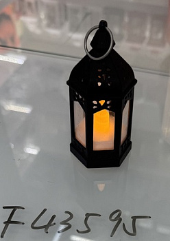 Сувенир фонарь 10см свет (24шт/уп) F43595