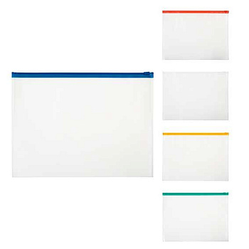 Папка на молнии А4 Expert Complete "Classic" EC21121200 Zip,асс.,прозр.,полипропил.,факт.песок,120мк