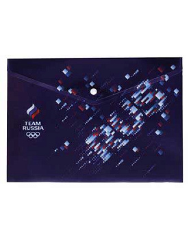 Папка-конверт на кнопке А4 ХАТ "Команда России" 16291