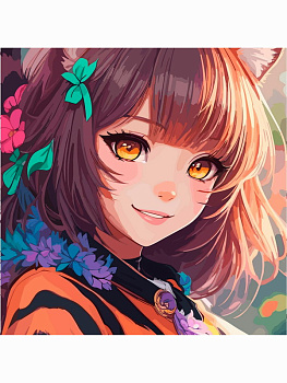 Алмазная мозаика класcика (20х20см) с подр,полн.зап. (24цв) Цветочный фестиваль НД-0943