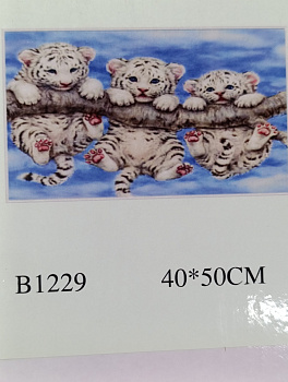 Алмазная мозаика (40х50см) с подрамником, полное заполнение 1229В