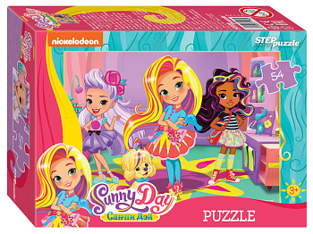 Пазлы (54эл) Nickelodeon Junior 71179 (Степ Пазл)