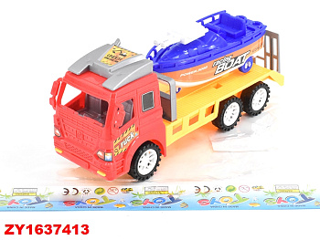 Автовоз CY-28 с лодкой в пакете