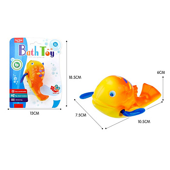 Водоплавающая рыбка A998 на листе