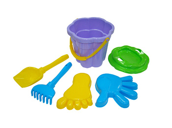 Набор №308 (вед-цв.ср№3+сит-цв.ср.№3+лоп№5+гр№5+форм) 35585 (Полесье)