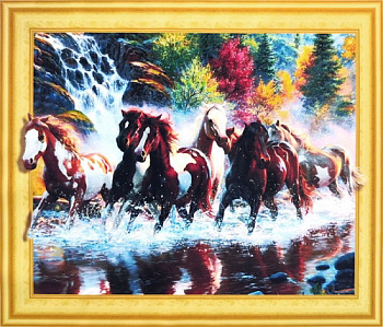 Алмазная мозаика (40х50см) с подрамником, полное заполнение 5D 0562 LT