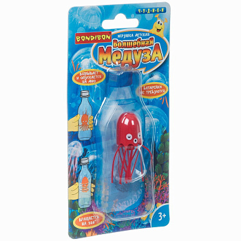 Bondibon Чудики игрушка Волшебная медуза, красный ВВ4284