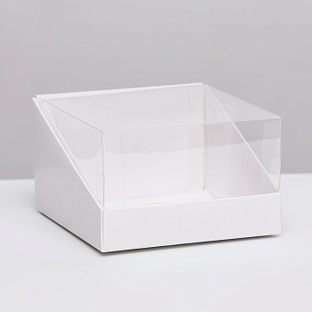 Кондитерская упаковка под бенто торт (13,1х13,1х8,5см) 9923113