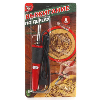 Набор д/выжигания Multiart (аппарат,6 насадок,на блистере) A02739-R