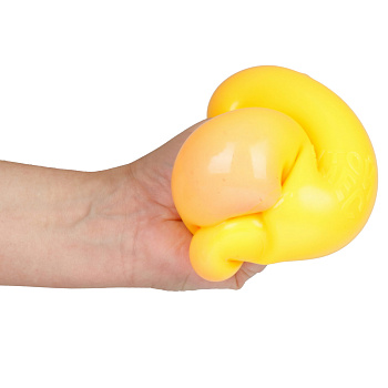 1TOY Крутой замес Залиплющ Плюшар 10см, меняет цвет, цвет в асс., пакет с хедером, 6 шт в дб