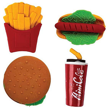 Ластик CENTRUM "Fastfood" 81036 синт.каучук,асс.