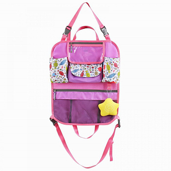 Сумка-органайзер д/автомобильного кресла СОА1/Р розовый