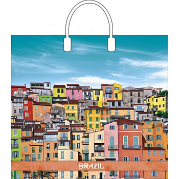 Пакет пластик ручки 37*34 Бразилия 9713