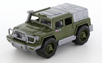 Автомобиль Защитник №1 джип военный (31х15,5х12,8см) в/сет 63892 (Полесье)