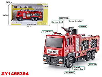 Пожарная техника 673-1 свет/звук/вода в/к