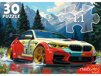 Пазлы (30эл) Крутая машина ПУ30-3180