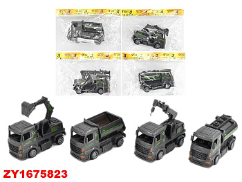 Строительная техника MH168-151 в ассорт. в пакете