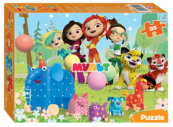 Пазлы (35эл) Сказочный патруль и др. Мульт 91409 (Степ Пазл)