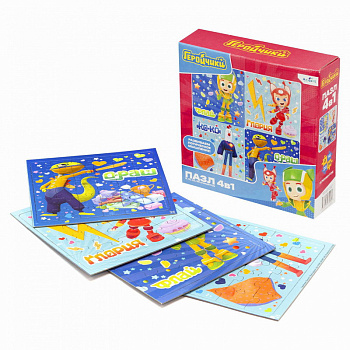 Пазлы Мини (9-16-25-36эл) Геройчики Флай и друзья 07908 (Оригами)