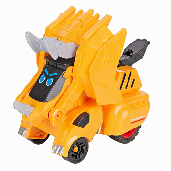 KiddieDrive Машинка трансформер Диноформер желтый (17см) 76002_1
