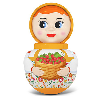 Неваляшка малая Девочка (17см) в/п 01765 (Стеллар)