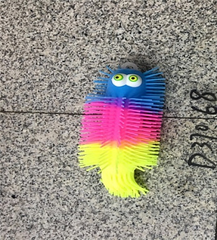 Игрушка-антистресс жамка, тянучка светящийся с глазками (12шт/уп) в/п Цена за шт D37068