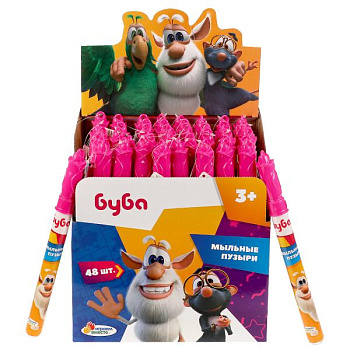 Мыльные пузыри (60мл,колба 27см) Буба (48шт/уп) Цена за шт BB60BUBA