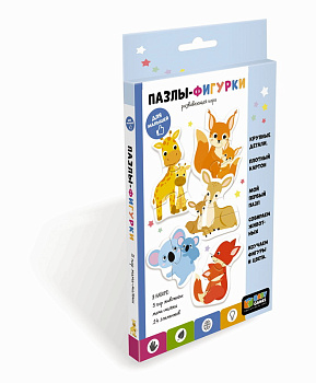 Пазлы-фигурки (14эл) Baby Games Мама и малыш 07032 (Оригами)