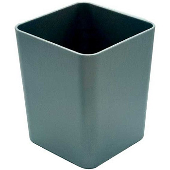 Подставка-стакан д/пиш.принадл. deVENTE 4104509 серый,пластик,9*7*7см