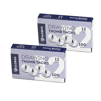 Кнопки ГЛОБУС 12мм 100шт. К12-100