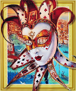 Алмазная мозаика (40х50см) с подрамником, полное заполнение 5D 0045 LT