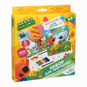 Пушистые картинки из пластилина Ми-Ми-Мишки Летняя прогулка 07015 (Оригами)