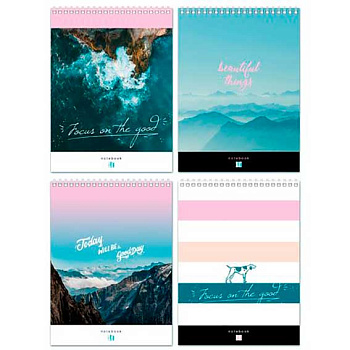 Блокнот А5  40л. BG спираль "Прекрасные моменты" 8872 клетка,асс.