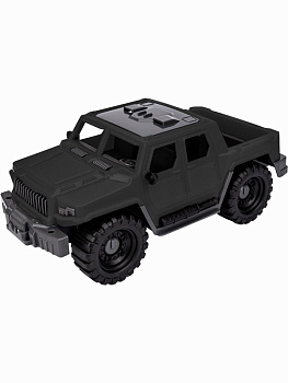Джип Альфа Городской (без тента, черный) И-8937