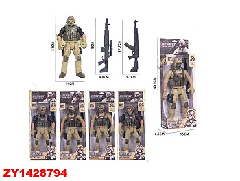 Солдат 8910-F1 (31*14) с оружием в/к