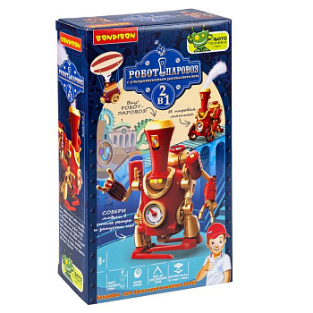 Вondibon Робототехника Робот-паровоз 2-в-1 с ультразвук.распылителем воды 21-898