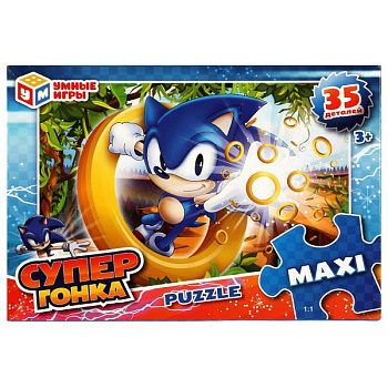 Макси-пазлы (35эл) Супергонка 4650250554288
