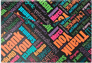 Папка-конверт на кнопке А4 EK Thank you 47062