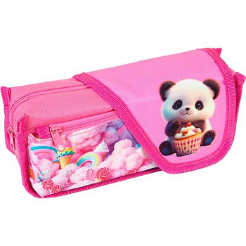 Пенал-косметичка deVENTE 210*90*55 "Sweet Panda" 7025671 (45предм.) прямоуг.,полиэстер