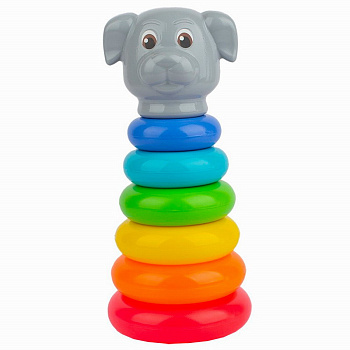 Пирамида Зоопарк Собака (23см,8дет) в/сет У1202