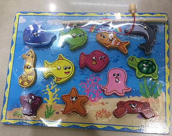 Головоломка-Игра дер. "Рыбалка" D26938