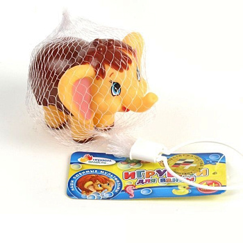 Игрушка д/купания Мамонтенок СЮМ (11см) в/сет 32R