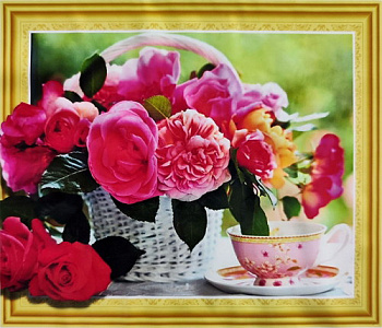 Алмазная мозаика (40х50см) с подрамником, полное заполнение 5D 0067 LT