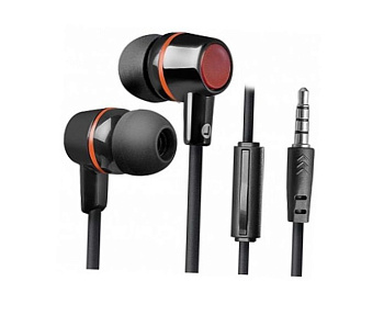 Наушники с микрофоном Defender Pulse 428, вкладыши вакуумные, черные 2677196